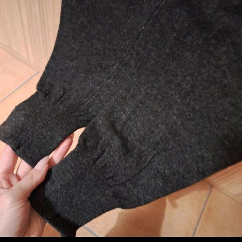 Benetton one-piece wool jumpsuit like new, xs, dark gray