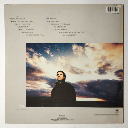 Chris De Burgh Spark To A Flame vinyl LP used, rock