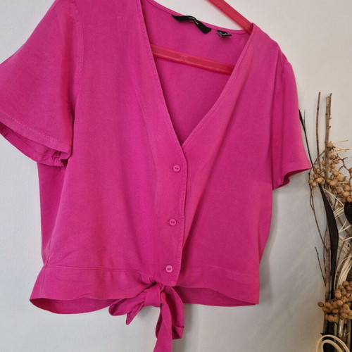 Fuchsia cropped shirt Vero Moda brand new, size S