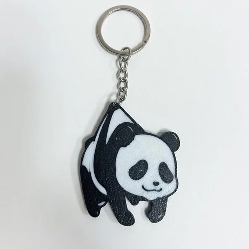 Jujutsu Kaisen Panda Keychain new, black and white