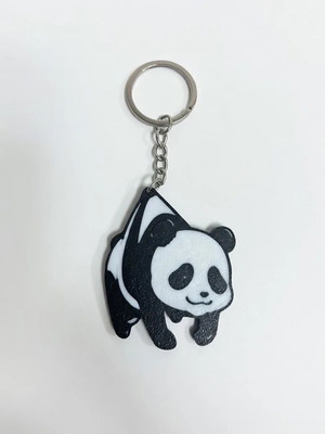 Jujutsu Kaisen Panda Keychain new, black and white