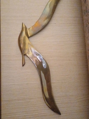 Brass seagull used