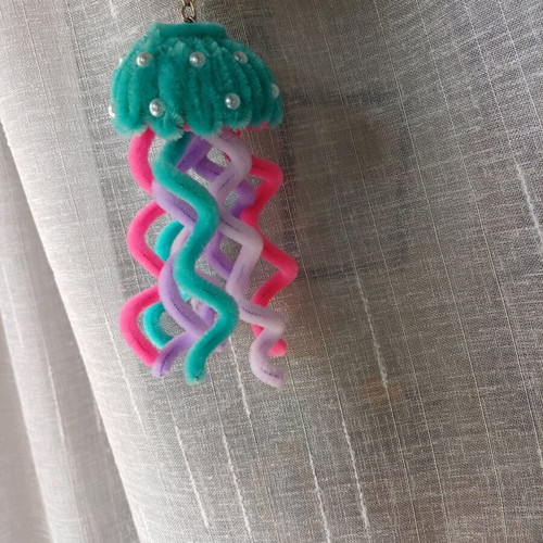 Jellyfish keychain made to order, multicolor