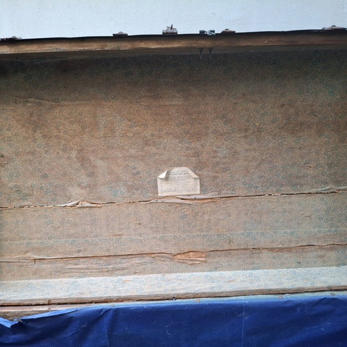 Vintage Cretan Wooden Chest like new
