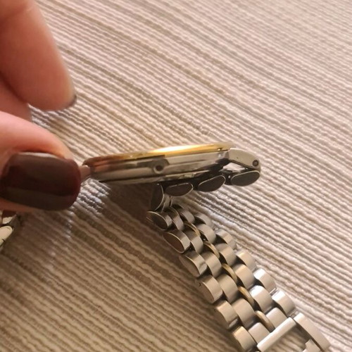 Tissot women's wristwatch collectible used, silver