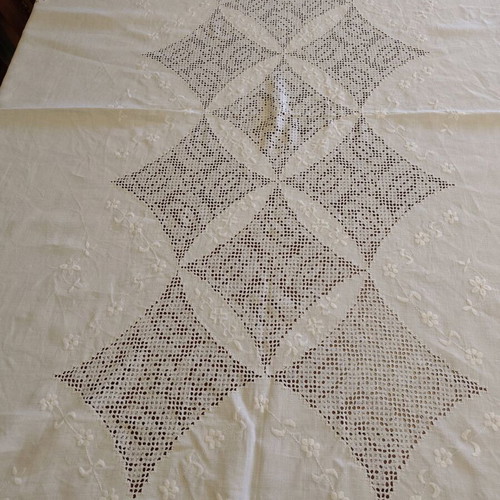 Linen tablecloth like new 165x240