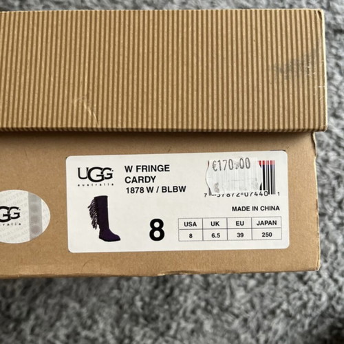 Ugg Australia Fringe Cardy boots used, purple, size 39