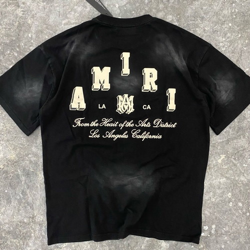 Amiri T-shirt new, vintage style, size S, black