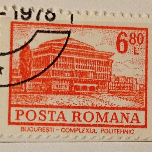Romania stamps used, pack of 11 pieces
