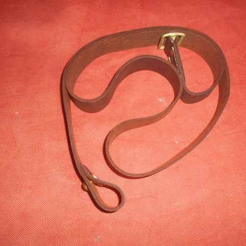 Leather soldier's sling 1940-41 WWII Greek Army used