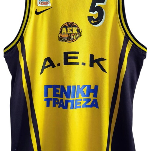 Matchworn Nike basketball jersey Angelos Koronios AEK 2000-2001 like new