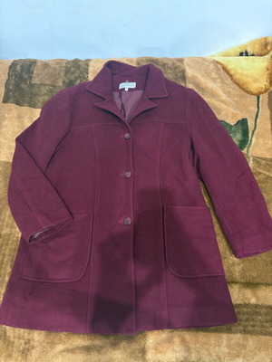 Bizarre half coat like new, red, size M