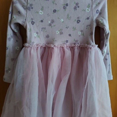 Floral dress Sinsay 104 cm like new, purple