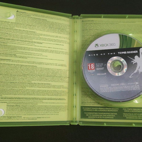 Xbox 360 Rise of the Tomb Raider like new video game