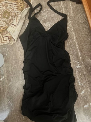 Black Shein dress new, adjustable length, XXL-XL