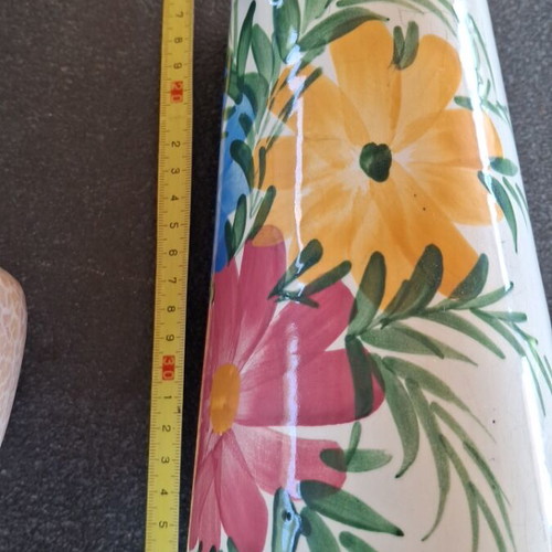Ceramics used, set of two decorative vases