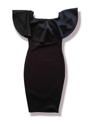 Bohoo dress new, size UK 10, EU 38, black, length 100 cm