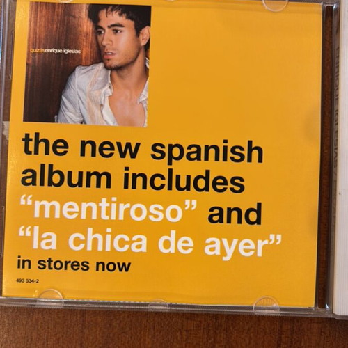 Enrique Iglesias Escape CD like new