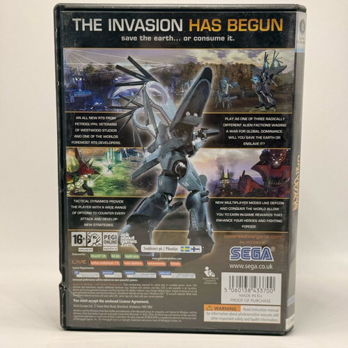 Universe at War PC used game, action adventure