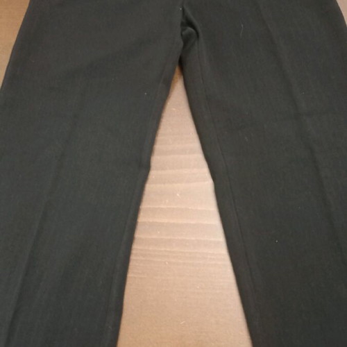 Women's pants used, 2 black striped, size S