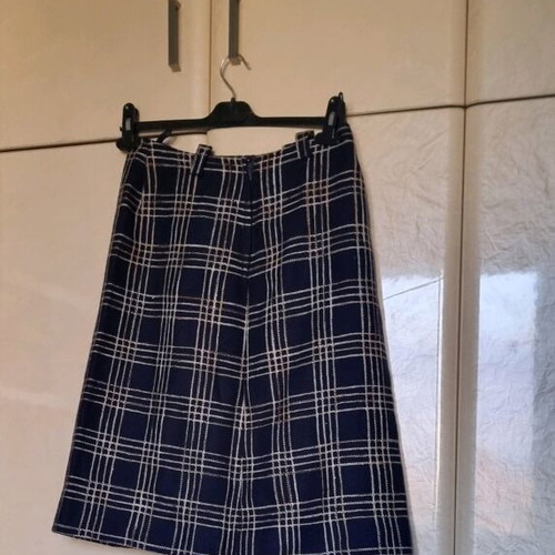 Vintage wool skirt blue like new