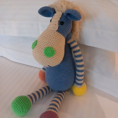 Handmade Amigurumi Horse 44 cm new