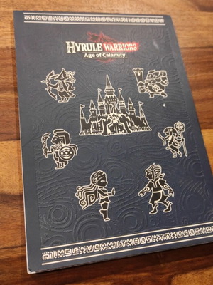 Zelda Hyrule Warriors Age of Calamity notebook like new, collectible
