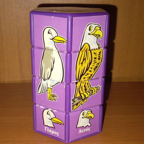 Junior Goodys body puzzle birds used