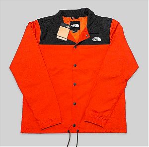 The North Face Coach Jacket - Deep Orange / Black