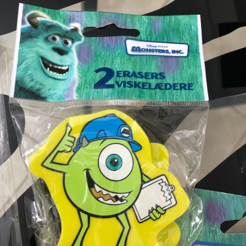Monsters Inc Disney Huge school set new with pencils, erasers, sharpeners, rulers, notebooks