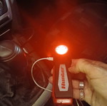 Multifunctional rechargeable flashlight used