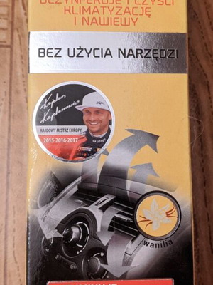 Moje Auto CleanAir Car A/C Cleaning Spray Vanilla 150ml new