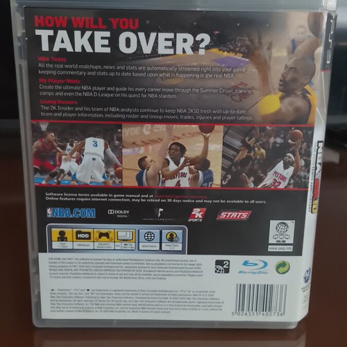 NBA 2K10 PlayStation 3 game
