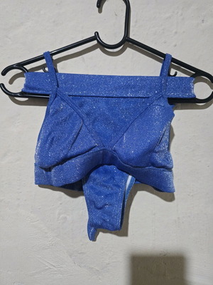 Lurex bikini blue like new Luigi M/L