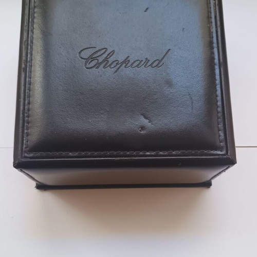 Chopard Black Leather Jewelry Storage Box used