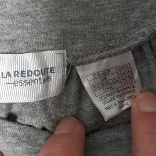 La Redoute Collections Sleeveless Gray Top New Size L