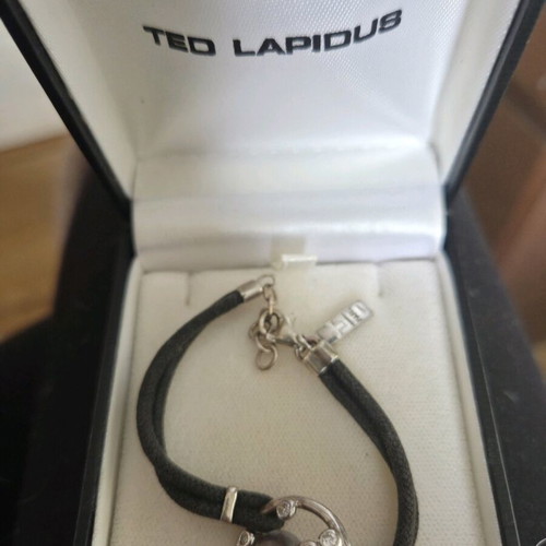 Vintage Ted Lapidus Paris bracelet silver 925 and pearl like new
