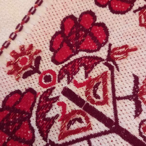 Cretan embroidered table runner used from the 1970s
