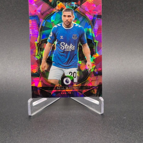 2022-23 Panini Select Premier League Terrace Pink Ice Prizm Neal Maupay #38 Everton Brighton card