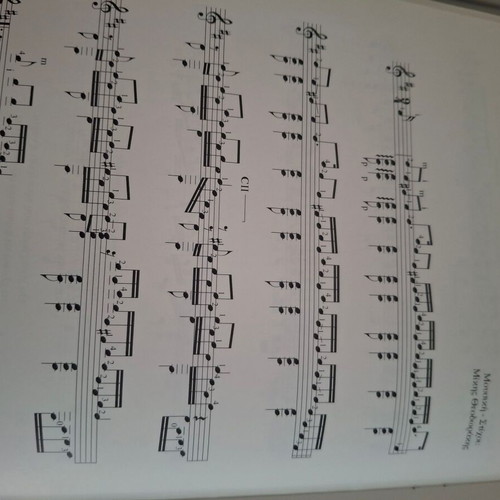 Sheet music for guitar O erotikos Theodorakis with 14 songs like new