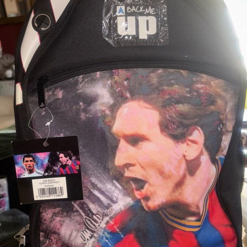 Messi Large School Backpack New with Multiple Compartments