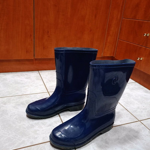 Women's blue galoshes size 39 like new