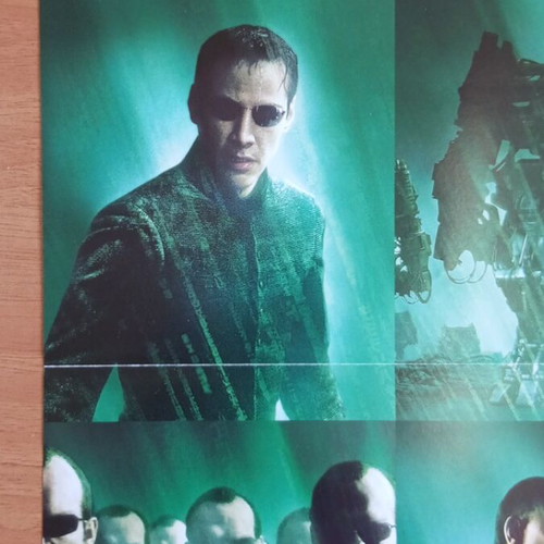 The Matrix Revolution collectible double-sided poster like new