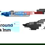  12 μαρκαδόροι edding 550 μπλέ