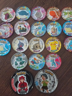 Pokemon metal tazos