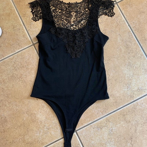 Bodysuit S-M black like new, unworn