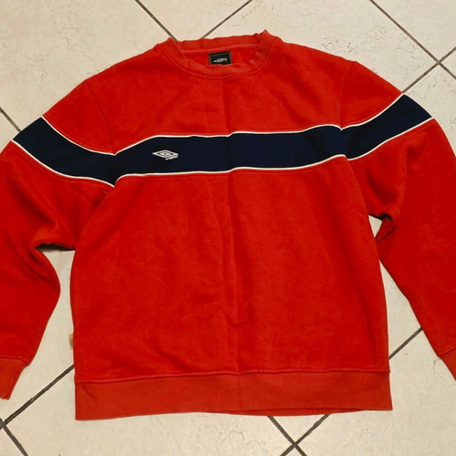 Umbro sweatshirt, red, size M