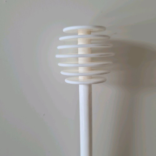 Honey spoon white plastic like new
