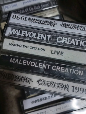 Malevolent Creation 5 demo κασέτες σαν καινούργιο, metal