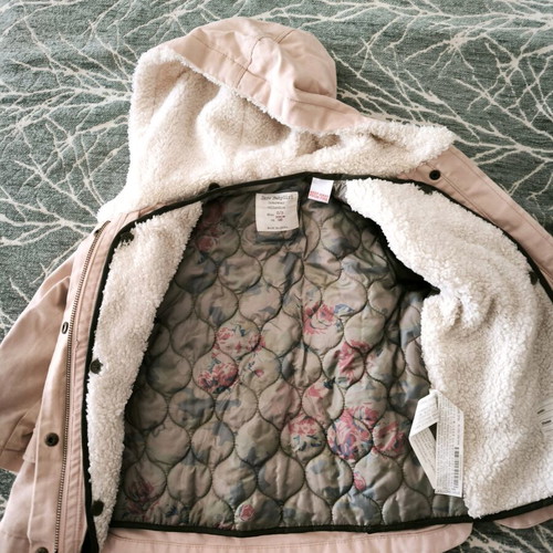Zara double jacket for girls 2-3 years like new, pink multicolor